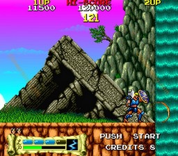 une photo d'Ã©cran de The Astyanax sur Arcade